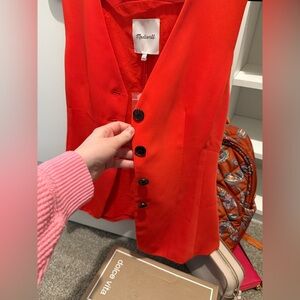 Madewell Orange Women's Vest